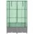 Strat înălțat cu husă de seră, aspect ratan, 80x40x138 cm GartenMobel Dekor