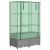 Strat înălțat cu husă de seră, aspect ratan, 80x40x138 cm GartenMobel Dekor