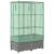 Strat înălțat cu husă de seră, aspect ratan, 80x40x138 cm GartenMobel Dekor