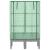 Strat înălțat cu husă de seră, aspect ratan, 80x40x140 cm GartenMobel Dekor