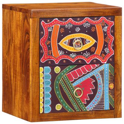 Noptieră 35x30x40 cm Lemn masiv de acacia GartenMobel Dekor