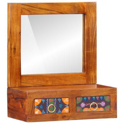 Dulap de Perete 40x20x50 cm Lemn Masiv Acacia GartenMobel Dekor