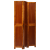 Separator de Cameră 3 Panouri Maro Miere 35x1.5x160 cm Lemn Solid Acacia GartenMobel Dekor