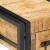 Noptiere 2 piese 40x40x40 cm Lemn solid de mango GartenMobel Dekor