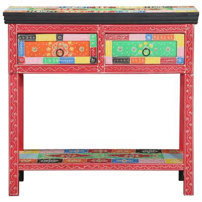 Masă de consolă  cu sertare Multicolor din lemn aglomerat GartenMobel Dekor