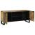 Cabinet TV 105x33.5x46 cm Lemn Masiv de Mango și Lemn Îngenunchiat GartenMobel Dekor
