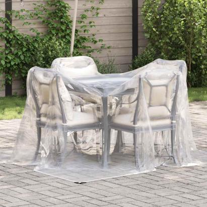 Prelata transparenta cu ochiuri 2x2 m polietilena GartenMobel Dekor