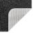 Covor shaggy  cu suport din latex gri închis 200x200 cm GartenMobel Dekor