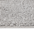 Covor shaggy  cu spate din latex gri 120x120 cm GartenMobel Dekor
