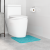 Covoraș de baie U-Form Turcoaz 50x50 cm Polipropilen Non-Alunecare GartenMobel Dekor