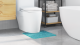 Covoraș de baie U-Form Turcoaz 50x50 cm Polipropilen Non-Alunecare GartenMobel Dekor