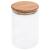 Borcane de depozitare din sticlă capac de bambus 4 buc. 800 ml GartenMobel Dekor
