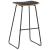 Set mobilier de bar, 3 piese, negru, oțel GartenMobel Dekor
