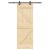 Ușă glisantă cu set de feronerie 70x210 cm, lemn masiv de pin GartenMobel Dekor