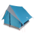 Cort de Camping A-Frame 3 Persoane Albastru Impermeabil GartenMobel Dekor