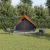 Cort de camping în formă de A pentru 3 persoane, impermeabil, gri și portocaliu GartenMobel Dekor