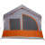 Cort Camping  cu Feronerie Gri și Portocalie pentru 10 Persoane, Impermeabil GartenMobel Dekor
