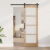 ușa de interior cu sticlă "ORKDAL" 73,5x211x4 cm din lemn masiv de pin GartenMobel Dekor