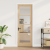 ușa de interior cu sticlă "ORKDAL" 73,5x211x4 cm din lemn masiv de pin GartenMobel Dekor