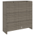 Dulap de depozitare  Gri 100x36x102 cm Ratan GartenMobel Dekor