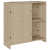 Cabinet de depozitare Bej 100x36x102 cm Ratan GartenMobel Dekor