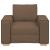 Canapea fotoliu maro 60 cm, material textil GartenMobel Dekor
