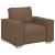 Canapea fotoliu maro 60 cm, material textil GartenMobel Dekor