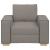 Canapea fotoliu gri taupe 60 cm, material textil GartenMobel Dekor