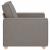 Canapea fotoliu gri taupe 60 cm, material textil GartenMobel Dekor