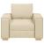 Canapea fotoliu crem 60 cm material textil GartenMobel Dekor