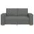 Canapea cu 2 locuri, gri închis, 120 cm, material textil GartenMobel Dekor