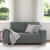 Canapea cu 2 locuri, gri închis, 120 cm, material textil GartenMobel Dekor