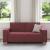 Canapea cu 2 locuri, roșu vin, 140 cm, material textil GartenMobel Dekor