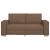 Canapea cu 2 locuri, maro, 140 cm, material textil GartenMobel Dekor