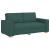 Canapea cu 2 locuri, verde închis, 140 cm, material textil GartenMobel Dekor