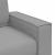 Canapea cu 2 locuri, gri nor, 140 cm, material textil GartenMobel Dekor