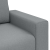 Scaun de Sofă Gri Deschis , 59 cm, din textil GartenMobel Dekor