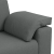 Canapea loveseat  Gri închis 140 cm din material textil GartenMobel Dekor
