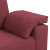 Canapea loveseat Roșu vin 140 cm Textil GartenMobel Dekor
