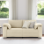 Canapea Loveseat Crem 140 cm Textil GartenMobel Dekor