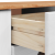 Sideboard 'ASKIM'Alb 133.5x40x79 cm Lemn Solid de Pin GartenMobel Dekor
