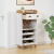 Cabinet de vin "ASKIM" cu 12 suporturi pentru sticle Alb Lemn solid din pin GartenMobel Dekor