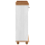 Cabinet de vin "ASKIM" cu 12 suporturi pentru sticle Alb Lemn solid din pin GartenMobel Dekor