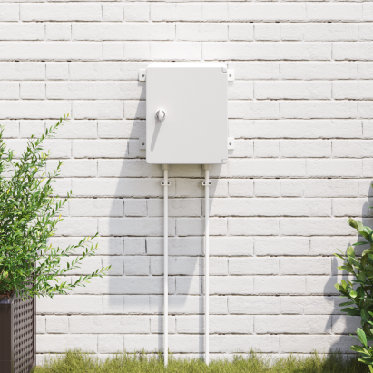 Dulap de control IP65 Rezistent la apă Gri 25x13x30 cm Plastic ABS GartenMobel Dekor