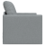 Sofa Pat de podea 2 în 1 Gri Deschis 74x77x81 cm GartenMobel Dekor