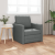 Sofa Pat 2 în 1 Gri Închis 74x77x81 cm Ţesătură GartenMobel Dekor