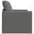 Sofa Pat 2 în 1 Gri Închis 74x77x81 cm Ţesătură GartenMobel Dekor