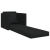 Sofa Pat 2 în 1 Negru 74x77x81 cm Material Textil GartenMobel Dekor
