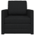 Sofa Pat 2 în 1 Negru 74x77x81 cm Material Textil GartenMobel Dekor
