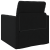 Sofa Pat 2 în 1 Negru 74x77x81 cm Material Textil GartenMobel Dekor